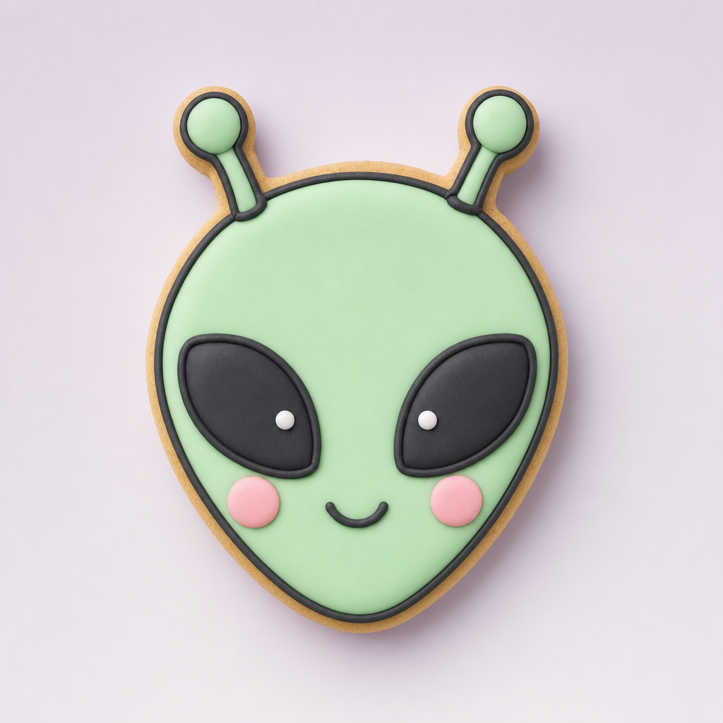 Space Samurai Cutter Bundle cookie cutter, 3D-printed in pink PLA