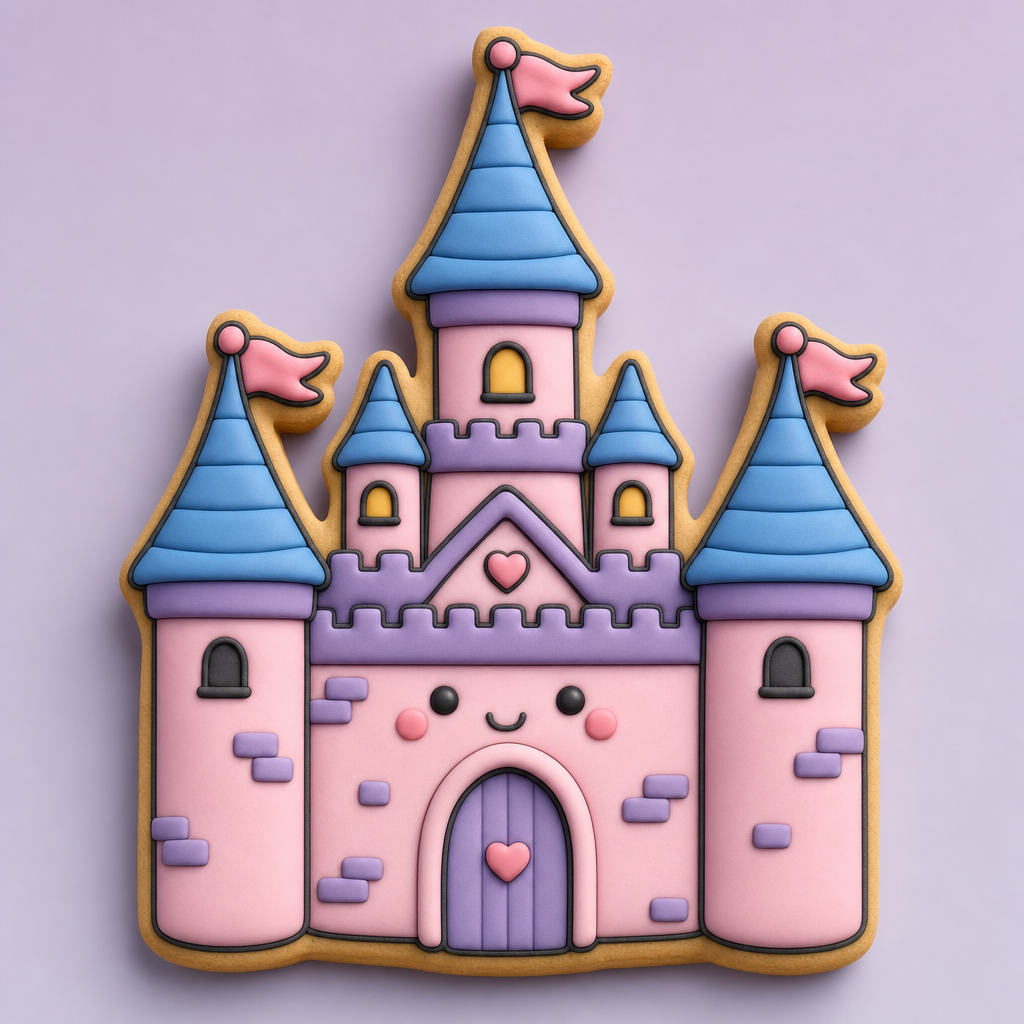 Fairy Tales Cutter Bundle cookie cutter, 3D-printed in pink PLA